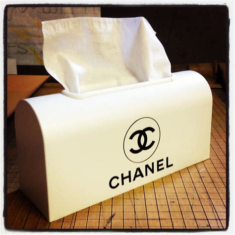 chanel tissue holder|Chanel Tissue Box Holder .